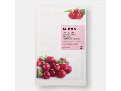 Mizon Joyful Time Essence Mask Acerola - maska s Acerolou pro zpevnění