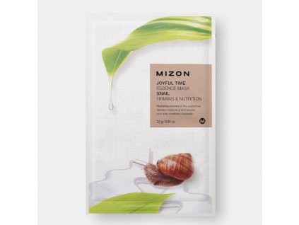 Pleťová  maska se zpevňujícím účinkem a šnečím extraktem - Mizon Joyful Time Essence Mask Snail