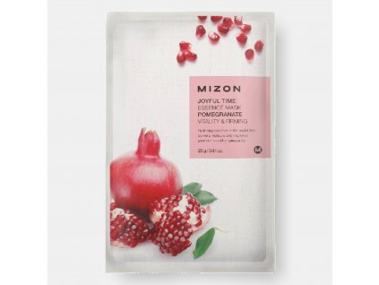 Revitalizační pleťová maska s granátovým jablkem - Mizon Joyful Time Essence Mask Pomegranate