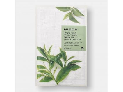 Pleťová maska se zeleným čajem - Mizon Joyful Time Essence Green Tea