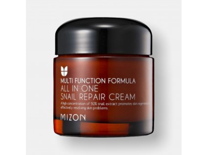 Výživný pleťový krém s hlemýždím extraktem - Mizon All In One Snail Repair Cream Objem: 75 ml