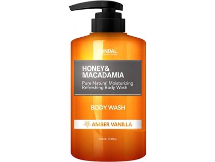 Kundal Honey&Macadamia Body Wash - jemný sprchový gel s medem (Vůně Amber Vanilla)