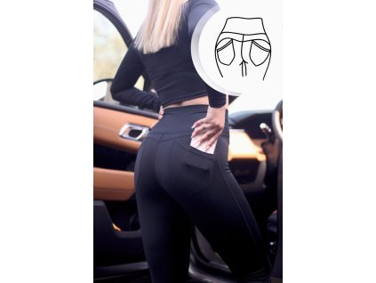 Anticelulitidní tvarující legíny Limitless – s kapsou, pro pevné křivky a pohodlí bez kompromisů