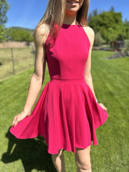 Krátké šaty Magenta