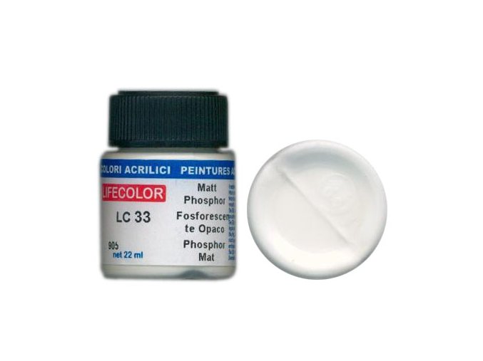 LifeColor LC33 basic matt phosphor szín