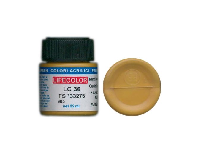LifeColor LC36 basic matt leather szín