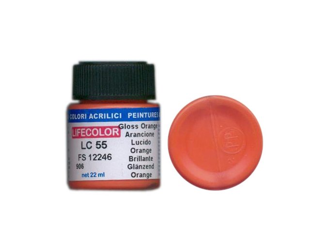LifeColor LC55 basic gloss orange szín