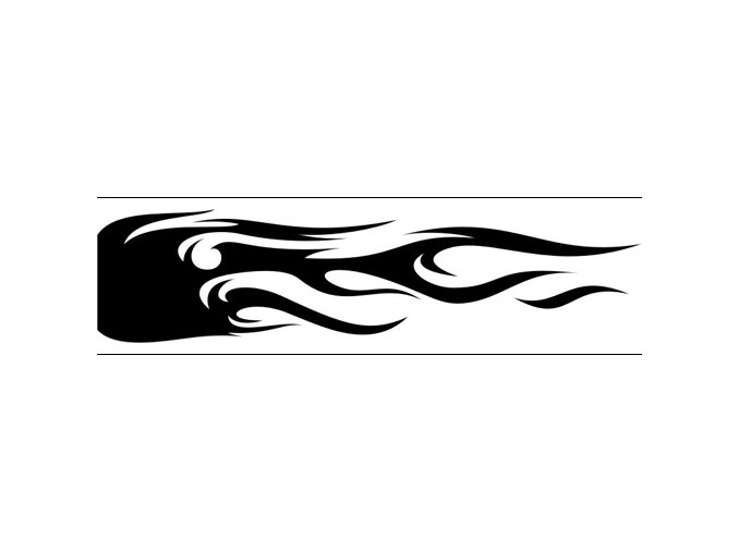 Airbrush sablon lángok/flames C177
