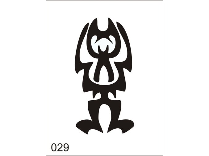 Airbrush tetoválási sablon egyetlen használatra M029