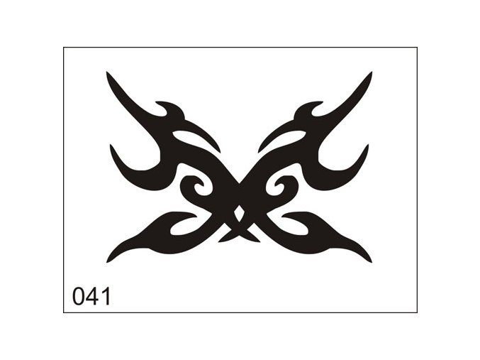 Airbrush tetoválási sablon egyetlen használatra M041