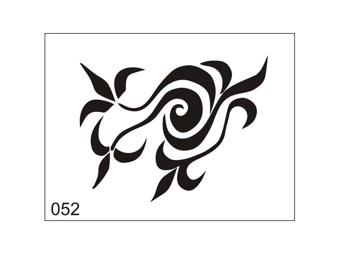 Airbrush tetoválási sablon egyetlen használatra M052