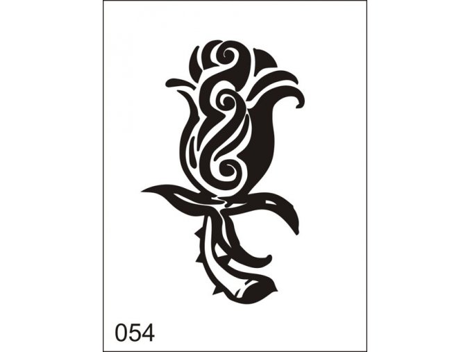 Airbrush tetoválási sablon egyetlen használatra M054