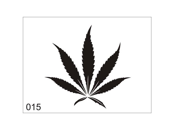 Airbrush tetoválási sablon egyetlen használatra V015