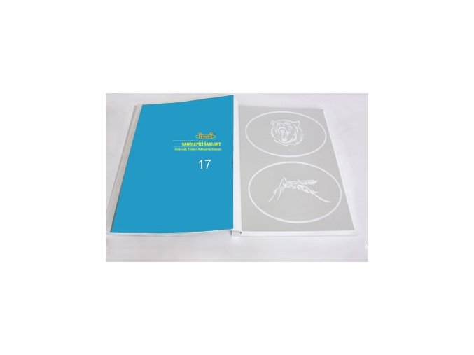 Airbrush tetováló sablon - Könyv 17