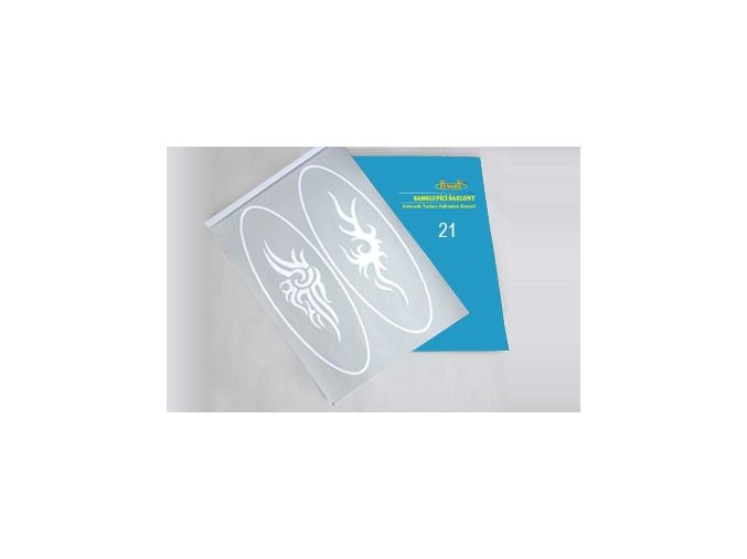 Airbrush tetováló sablon - Könyv 21