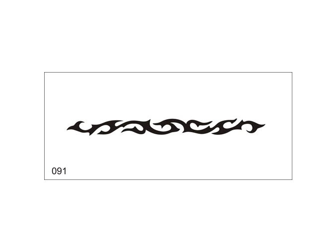 Airbrush tetoválási sablon egyetlen használatra V091