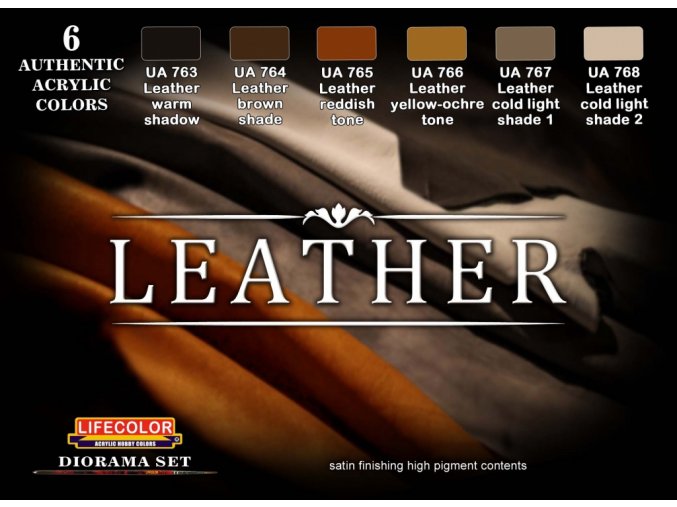 Álcázási színkészlet LifeColor CS30 LEATHER