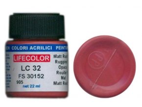 LifeColor LC32 basic matt rust 1 szín