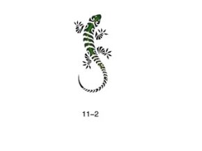 Sablon csillogó tetováláshoz Fengda  11-02