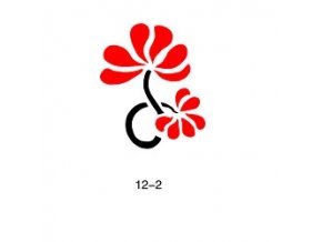 Sablon csillogó tetováláshoz Fengda  12-02