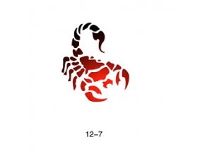 Sablon csillogó tetováláshoz Fengda  12-07