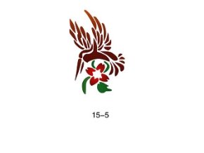 Sablon csillogó tetováláshoz Fengda 15-05