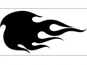 Airbrush sablon lángok/flames C050