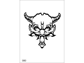 Airbrush tetoválási sablon egyetlen használatra MO80