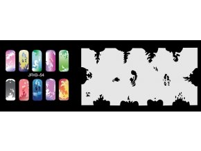 Fengda  JFH03-054 (airbrush nail art) körömsablon