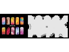 Fengda  JFH03-055 (airbrush nail art) körömsablon