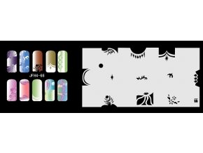 Fengda  JFH04-066 (airbrush nail art) körömsablon