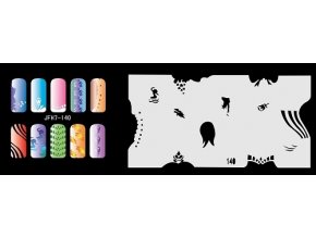 Fengda  JFH07-140 (airbrush nail art) körömsablon