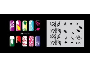 Fengda  JFH11-215 (airbrush nail art) körömsablon