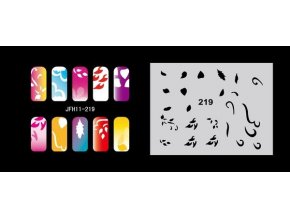 Fengda  JFH11-219 (airbrush nail art) körömsablon