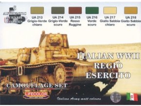 álcázási színek halmaza LifeColor CS08 ITALIAN WWII REGIO ESERCITO