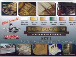 színek készlete LifeColor TSC01 TENSOCROM ACTIVE SURFACE AGENTS SET1