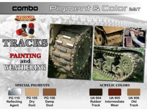 Pigmentek és színek készlete LifeColor SPG02 TRACKS