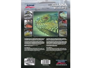 Airbrush sablon- iguana