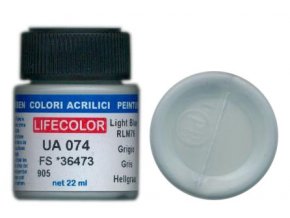 Szín LifeColor UA074 mimetic light blue rim 76