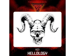 Airbrush sablon Hellology h23 mid