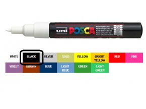 posca 1m black