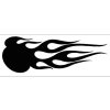 Airbrush sablon lángok/flames C010