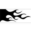 Airbrush sablon lángok/flames C119
