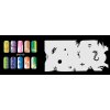 Fengda  JFH08-150 (airbrush nail art) körömsablon