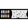 Fengda  JFH08-157 (airbrush nail art) körömsablon