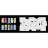 Fengda  JFH09-172 (airbrush nail art) körömsablon