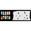 Fengda  JFH09-178 (airbrush nail art) körömsablon