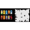 Fengda  JFH10-183 (airbrush nail art) körömsablon