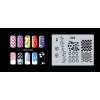 Fengda  JFH12-224 (airbrush nail art) körömsablon