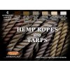 Álcázási színkészlet LifeColor CS28 HEMP ROPES and TARPS